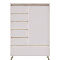 Комод Лаундж REG1D5S1K Кашемір/дуб сонома Гербор (Gerbor) Україна